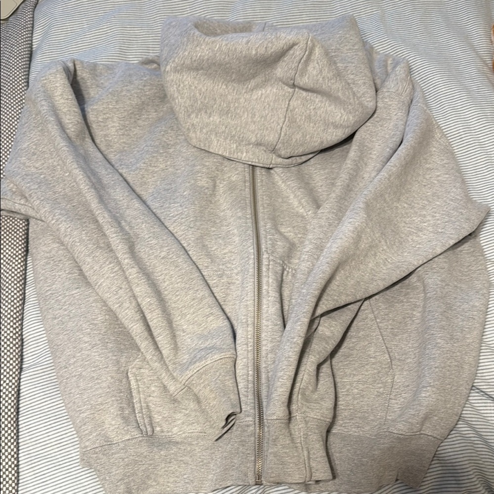 Over Sized Brandy Melville Zip-Up Hoodie